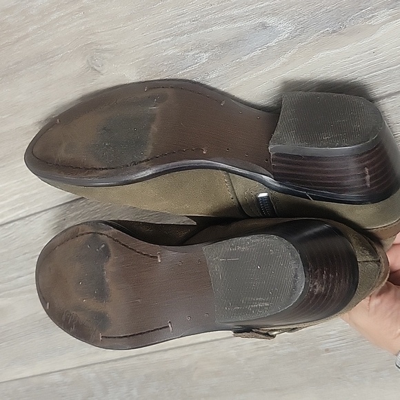 Sam Edelman Olive and Tan Phoenix Bootie Size 6 - Picture 7 of 11